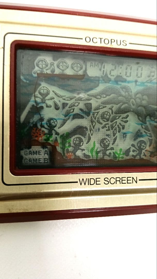 ゲームウォッチ　OCTOPUS WIDE SCREEN オクトパス