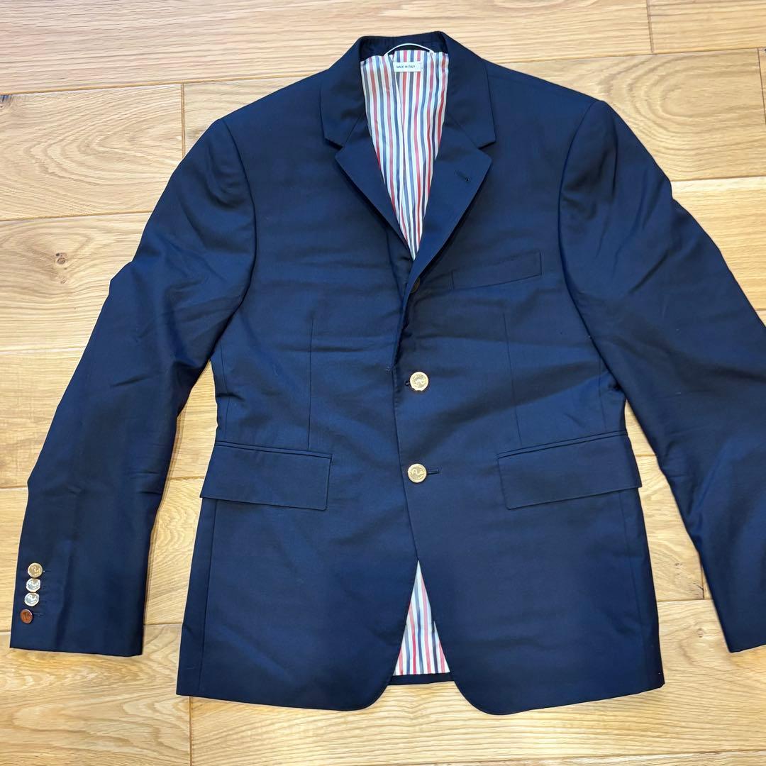 トムブラウン THOM BROWNE ネイビー ブレザー サイズ1