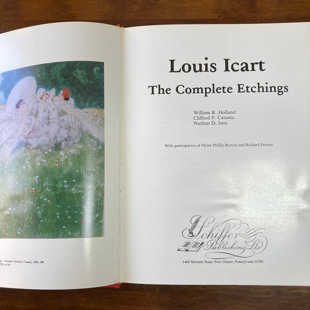 洋書 Louis Icart The Complete Etchings