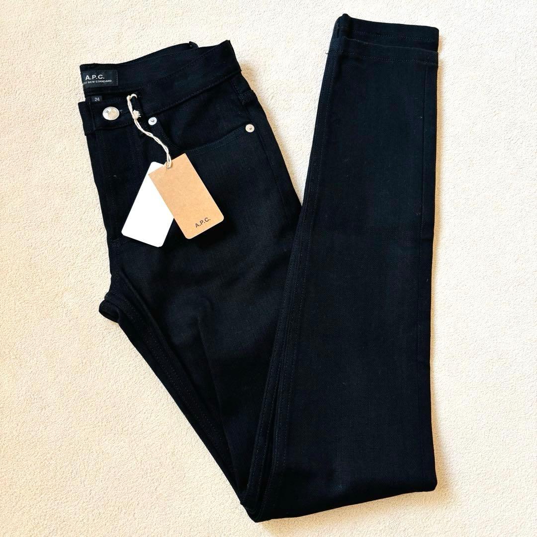 【新品】A.P.C. PETIT NEW STANDARD ブラックデニム 24