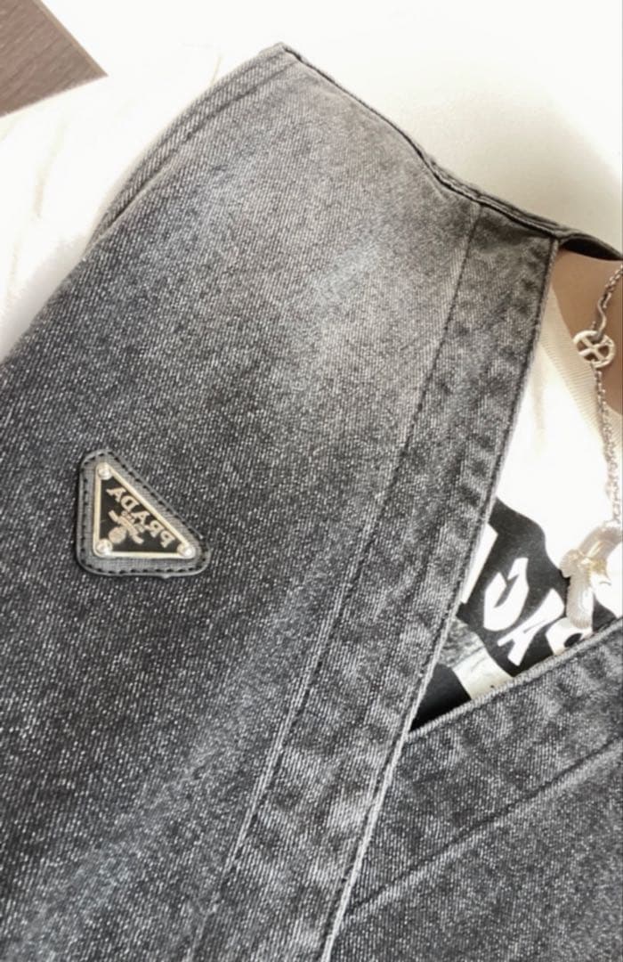 <写真追加しました>PRADA デニムベスト 登坂広臣さん着用モデル