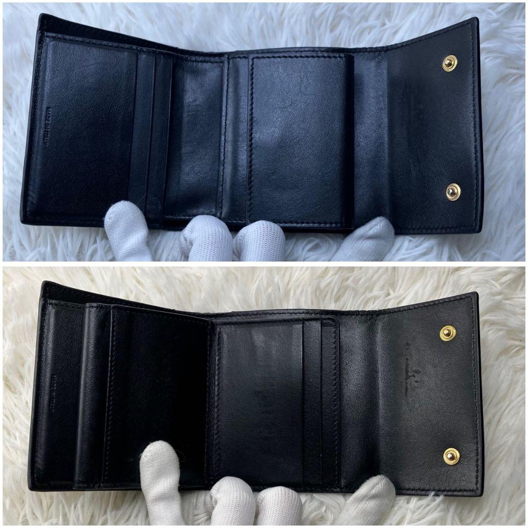 極美品✨️正規品✨セリーヌ スモールトリフォールドウォレット トリオンフ ロゴ