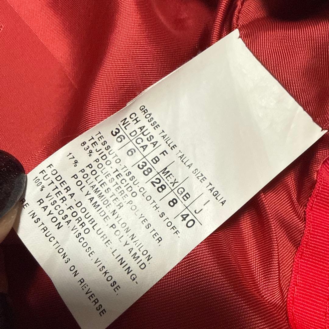 【極希少】Max Mara Studioレッド トレンチコート ダブルブレスト