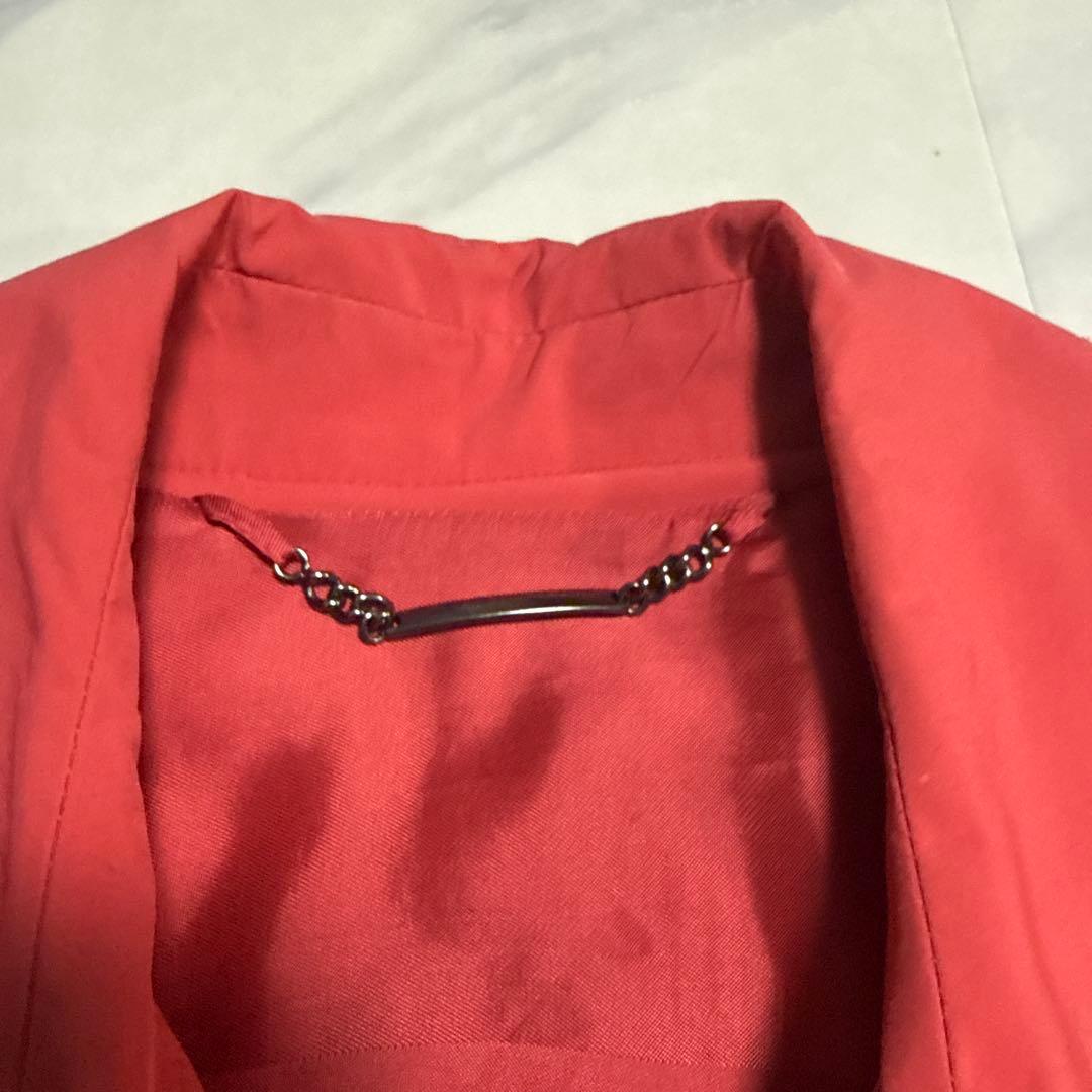 【極希少】Max Mara Studioレッド トレンチコート ダブルブレスト
