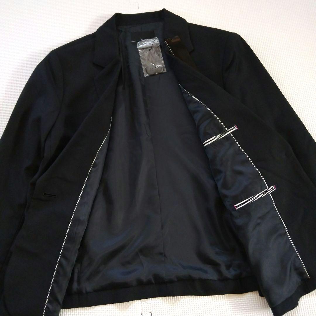 ◎新品未使用 22 OCTOBRE テーラードジャケット 黒 大きめ48 3XL