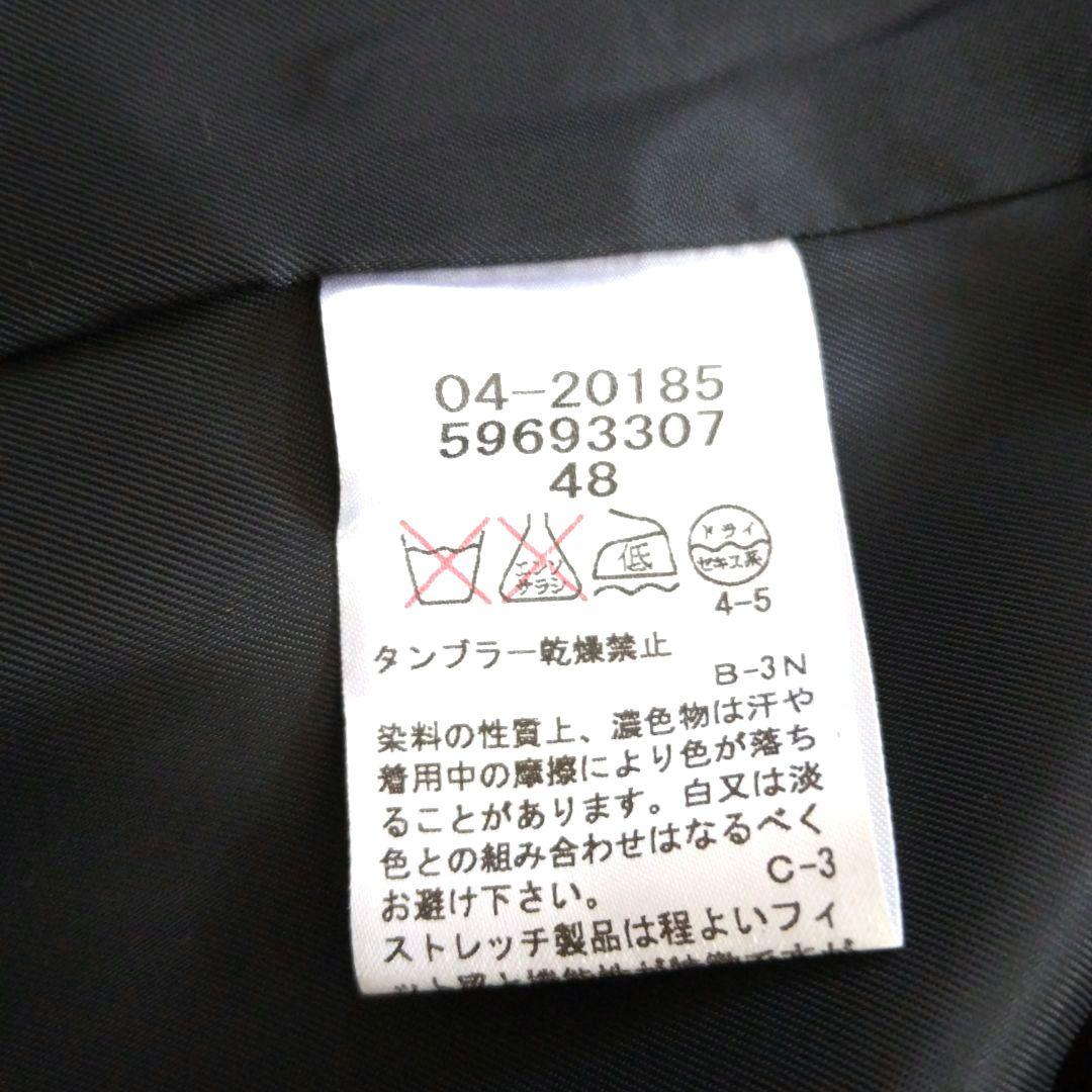 ◎新品未使用 22 OCTOBRE テーラードジャケット 黒 大きめ48 3XL