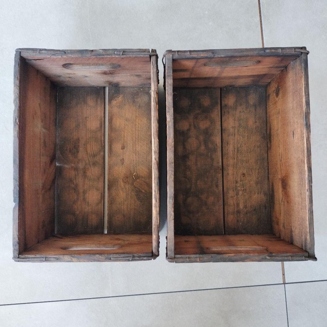 美品アンティークウッドボックスwoodBox 木箱 2つセット