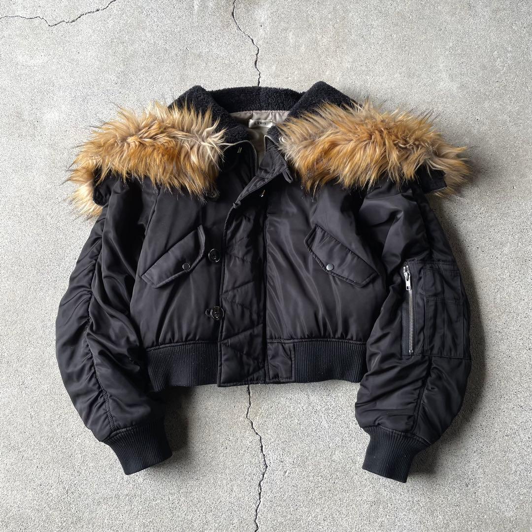 n2b flight bomber jacket black n-2b 短丈 f
