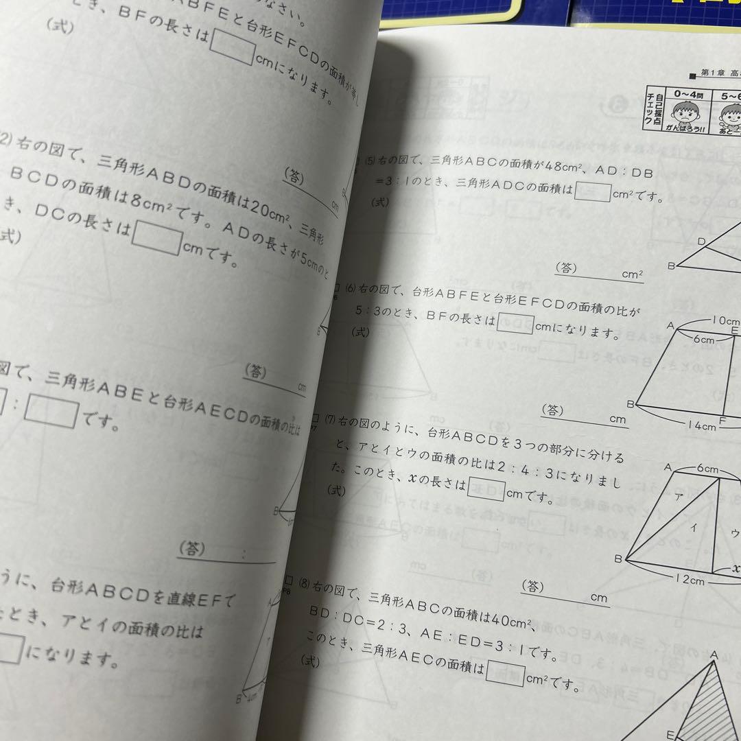 さ　未記入　サピックス　算数　基本60題　1〜5 算数分野別問題集　ベイシック