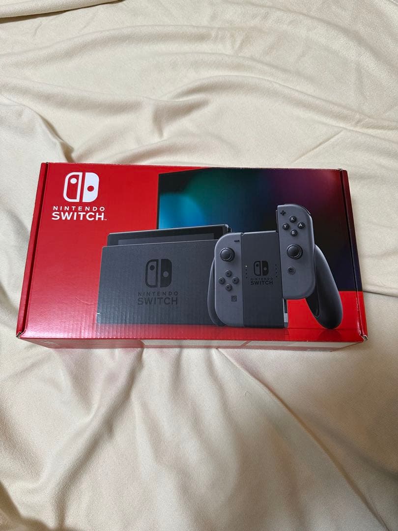 Nintendo Switch 本体 グレー（micro SD64GB付き）