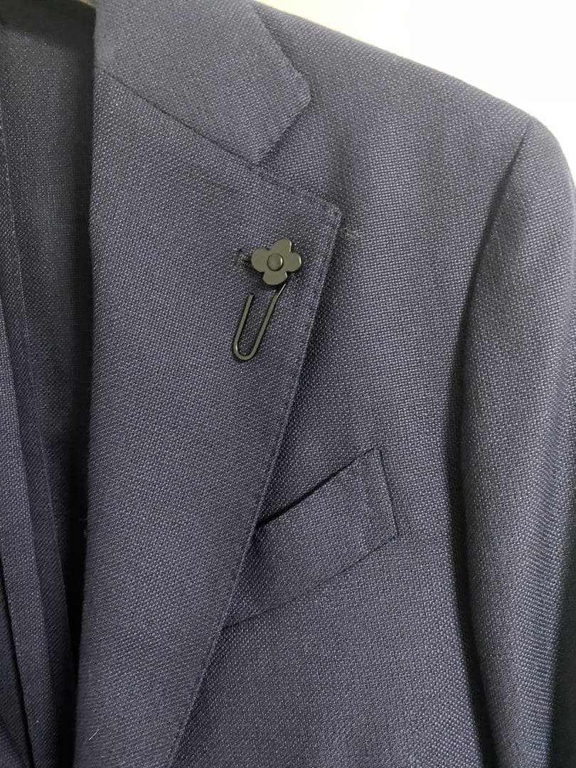 LARDINI ラルディーニ ネイビー ジャケット ゴールドメタル釦 50サイズ