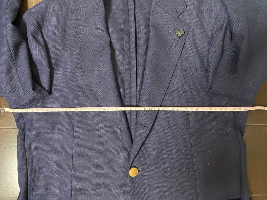LARDINI ラルディーニ ネイビー ジャケット ゴールドメタル釦 50サイズ
