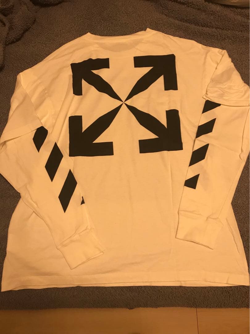 ✨美品OFF-WHITE モナリザプリント ✖️バックプリントロングTシャツ　白