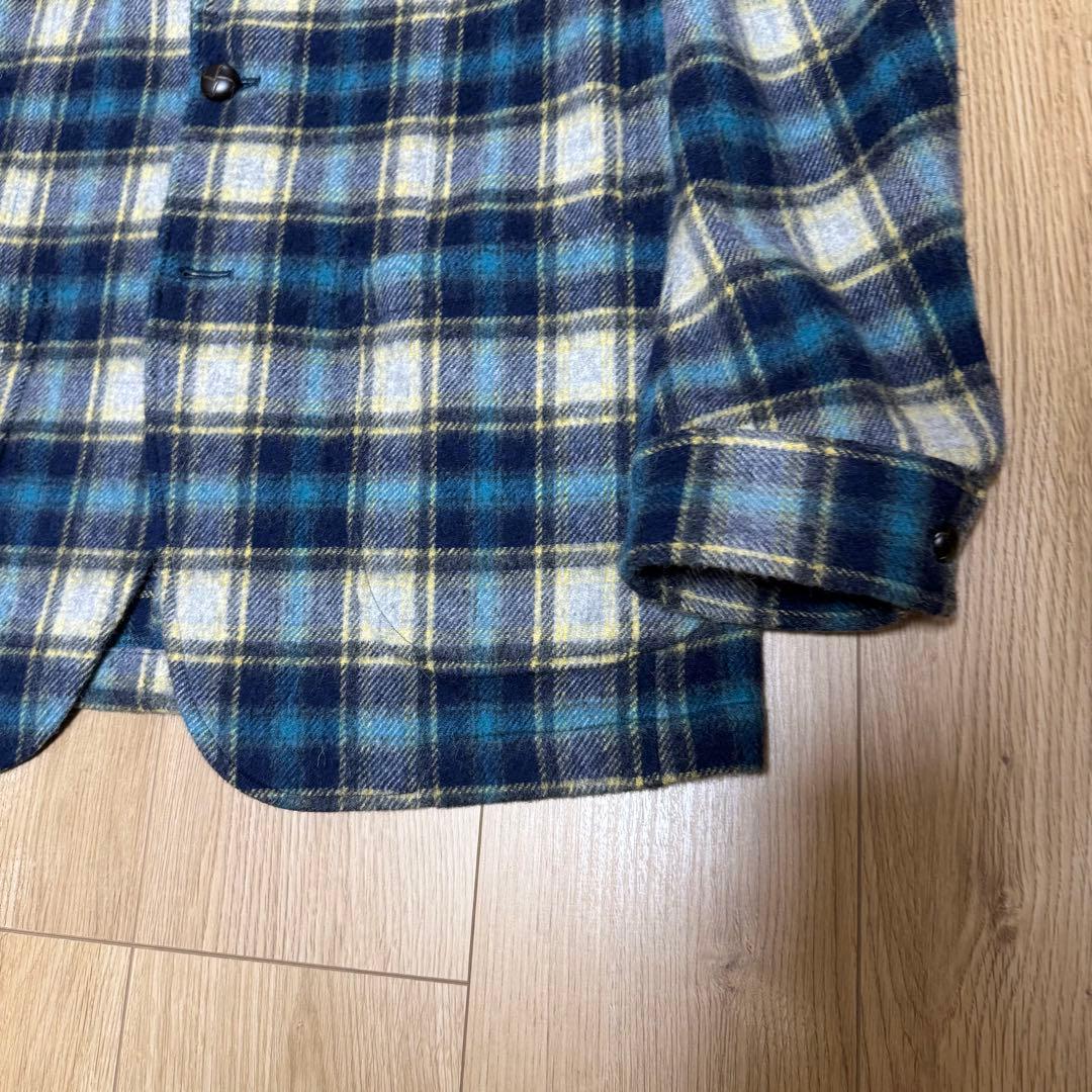 D.C.WHITE Burlington 46 BLUE ジャケット チェック