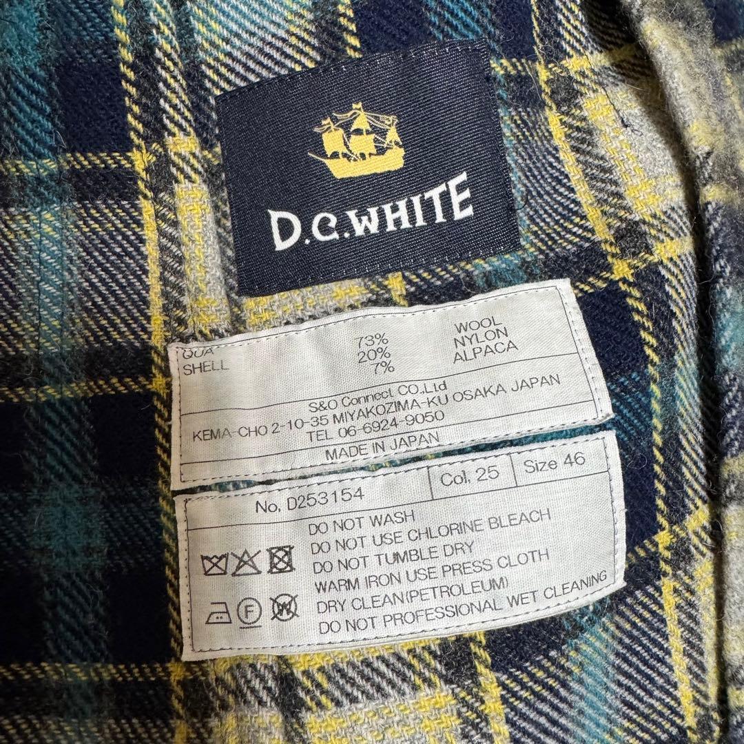 D.C.WHITE Burlington 46 BLUE ジャケット チェック