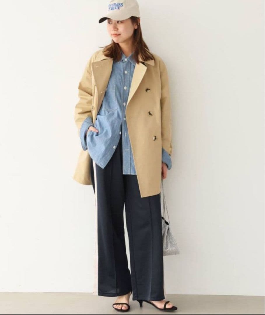 ジャーナルスタンダード relume ショートトレンチコート 洗濯可 38