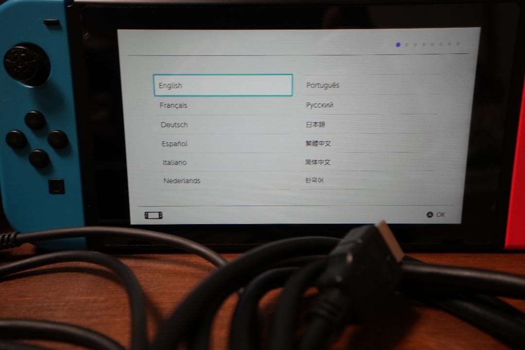 Nintendo Switch 本体 ネオンブルー/レッド 中古 本体ケース付き
