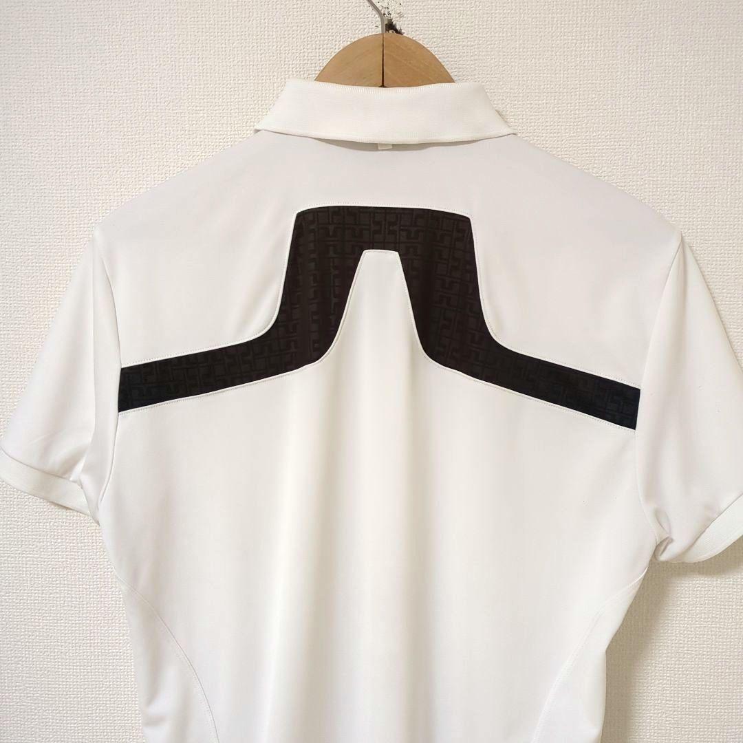 ★美品★J.LINDEBERG　ビックロゴ　ポロシャツ　サイズ　M