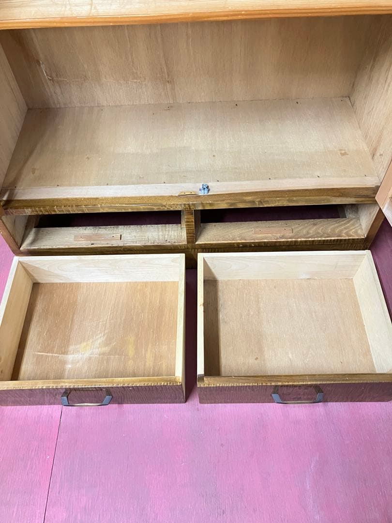 茶箪笥　収納　茶棚　とても古い　昭和レトロ