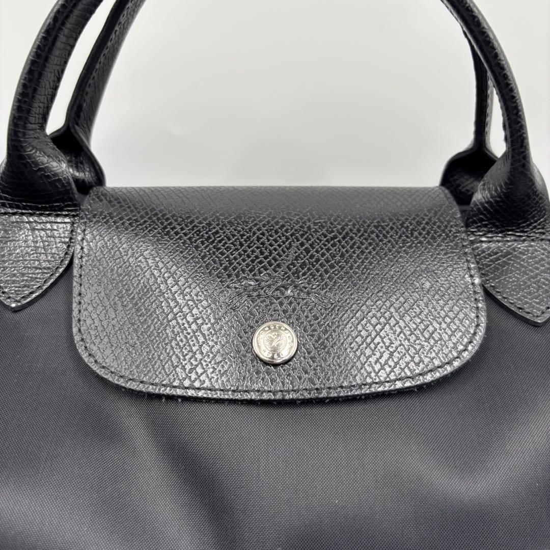 【極美品】 LONCHAMP ロンシャン 2way ボストンバッグ 大容量 黒