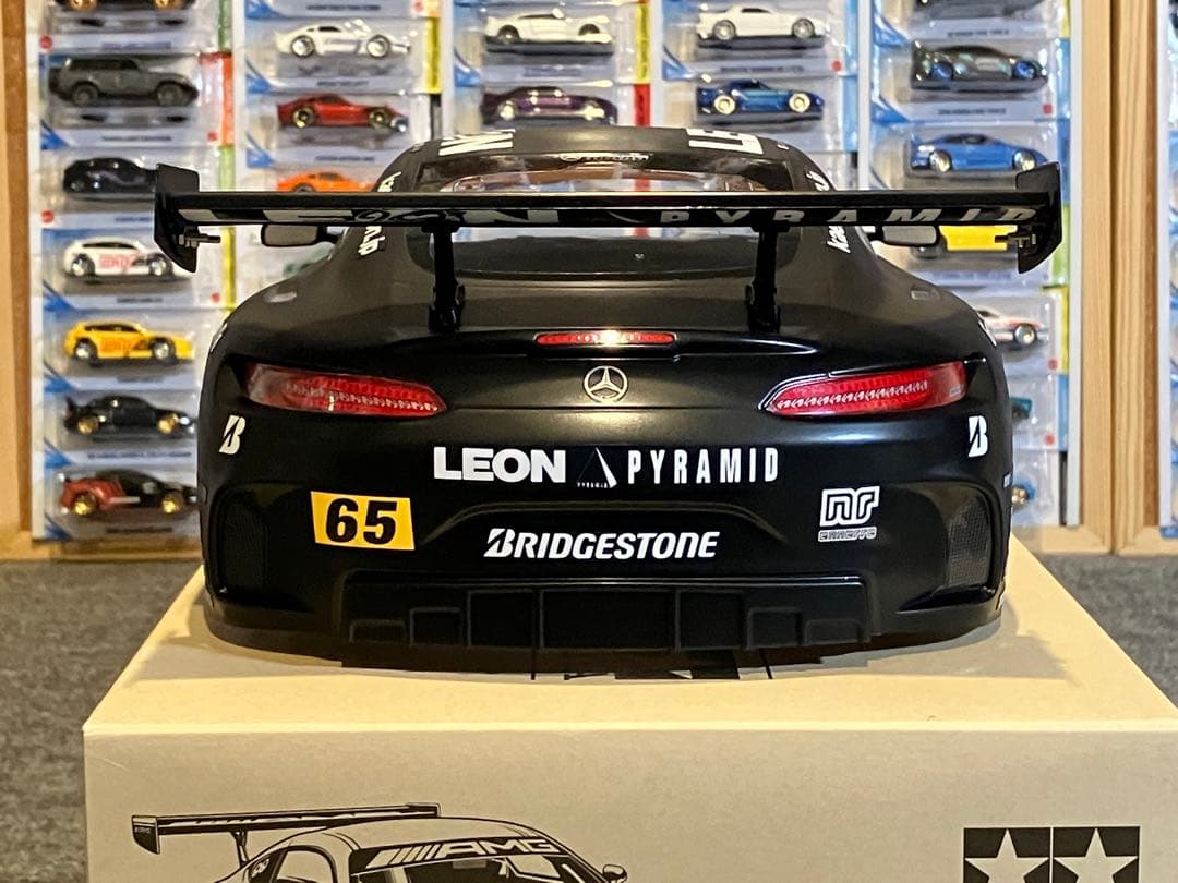 タミヤ ラジコン RC MERCEDES-AMG GT3 塗装済 スペアボディ黒
