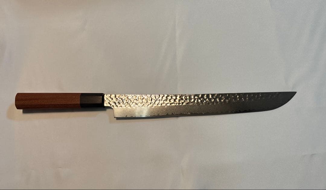 先丸柳刃V 金10号 ダマスカス67層 9寸　刃渡り27cm