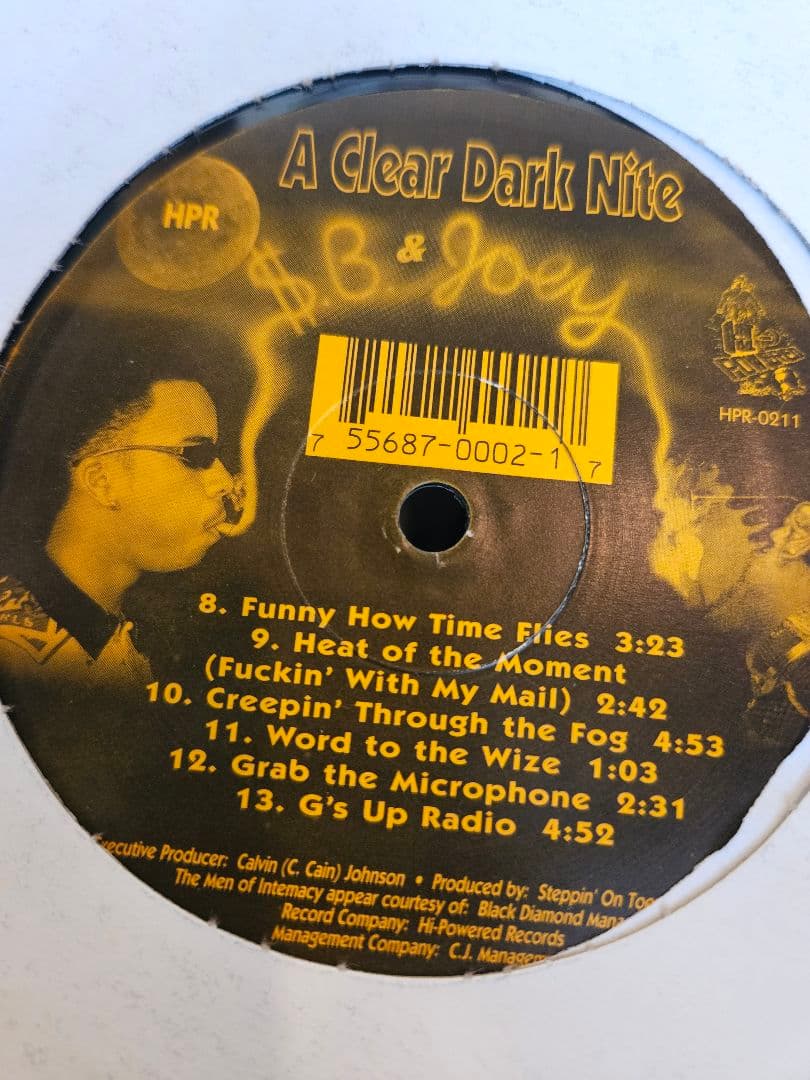 S.B. & Joey A Clear Dark Nite 　lp