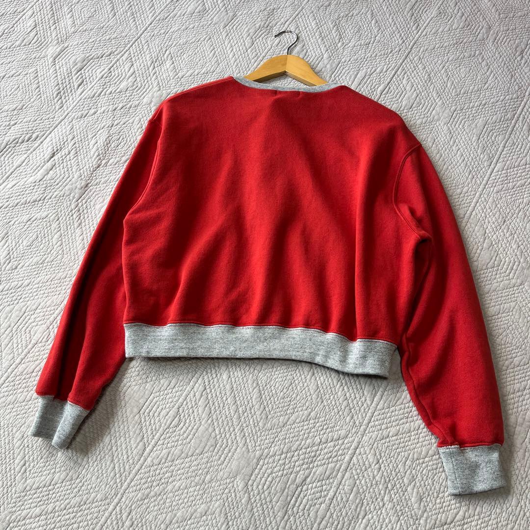 BEAMS BOY／2トーンスウェットカーディガン