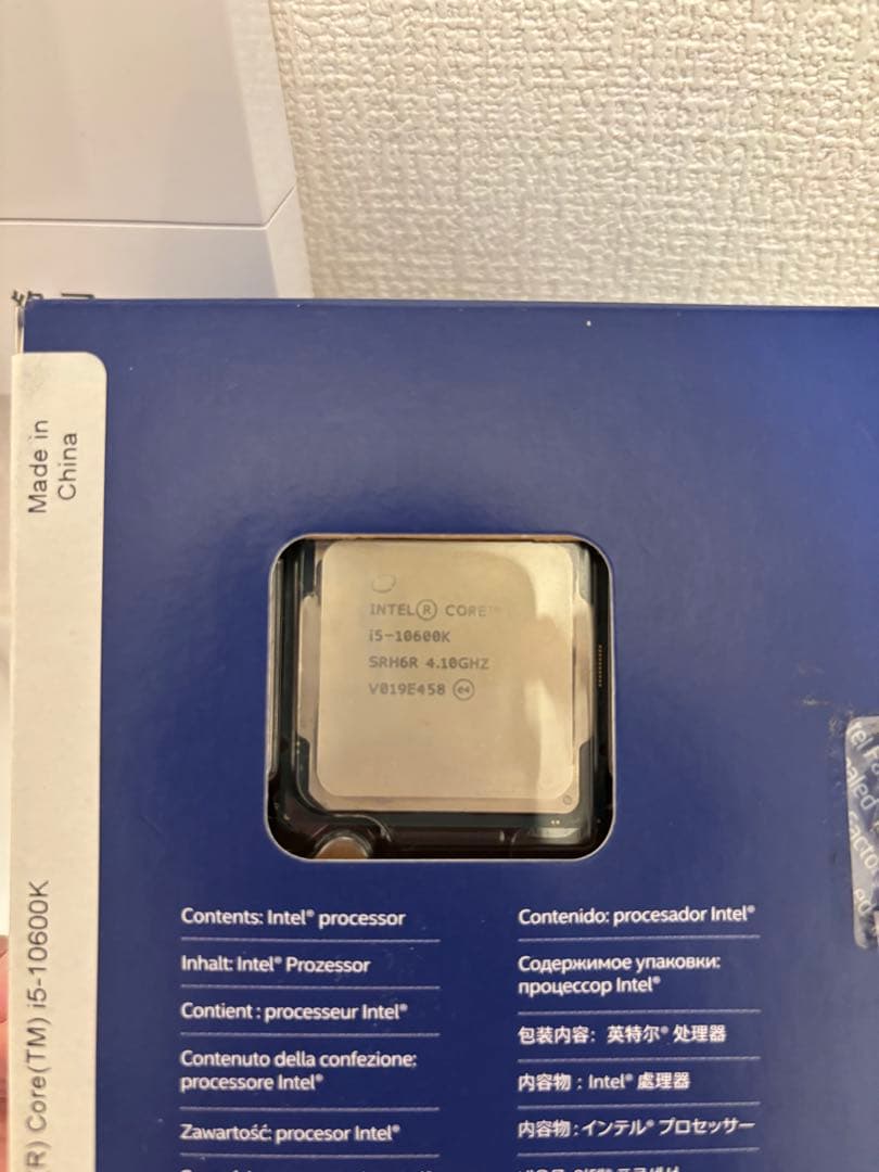 Intel Core i5-10600K インテル10世代 CPU