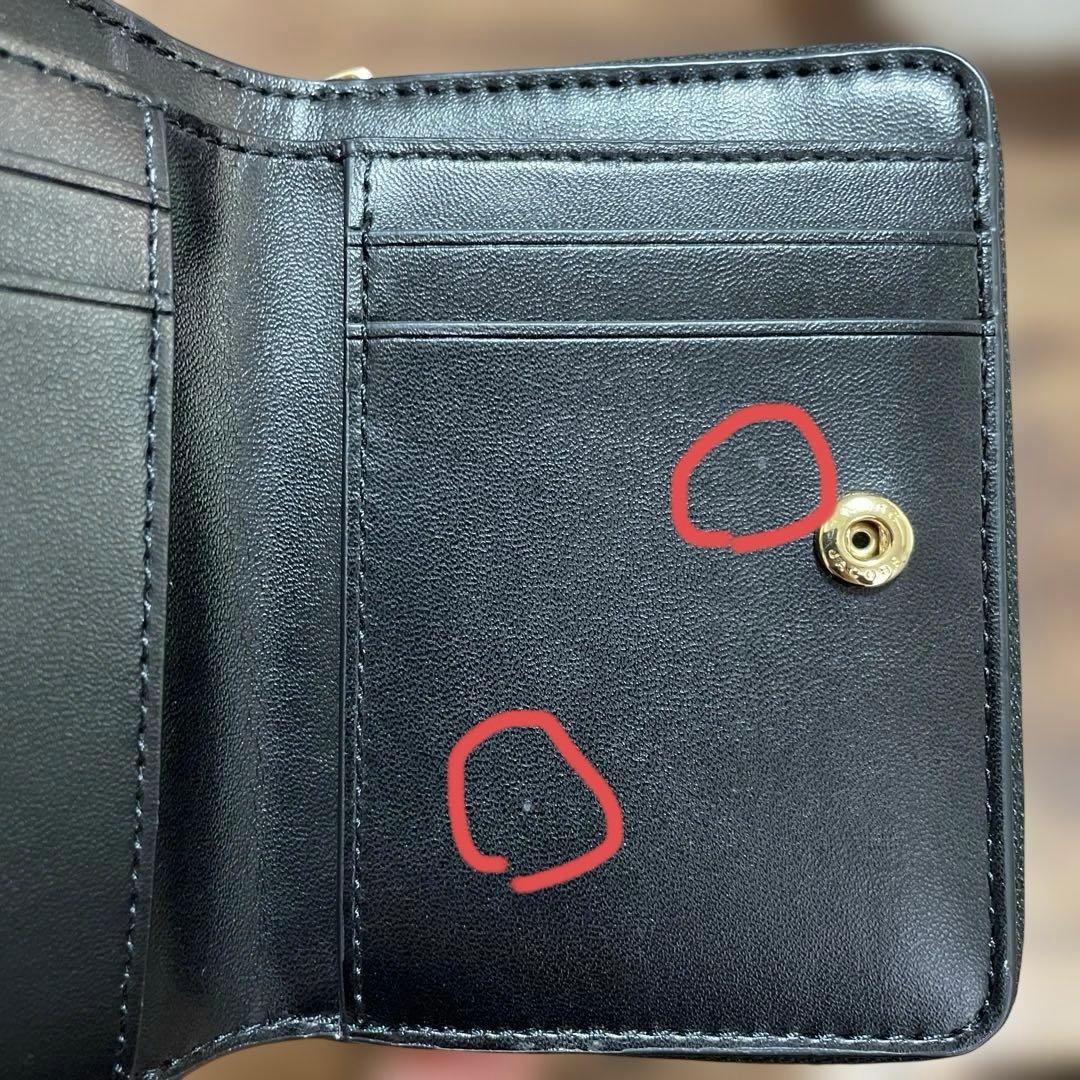 マークジェイコブス MARC JACOBS 二つ折り財布 ブラック
