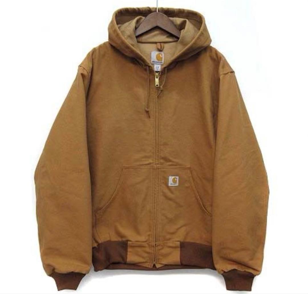 【美品】Carhartt アクティブジャケット ブラウン　USA製　00s