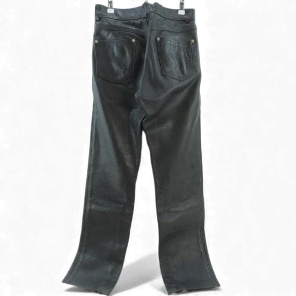 Schott ショット ブラックレザーパンツ 牛革