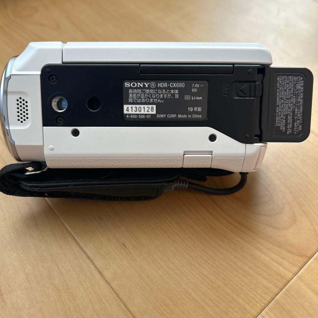 Sony HDR-CX680 ホワイト ビデオカメラ