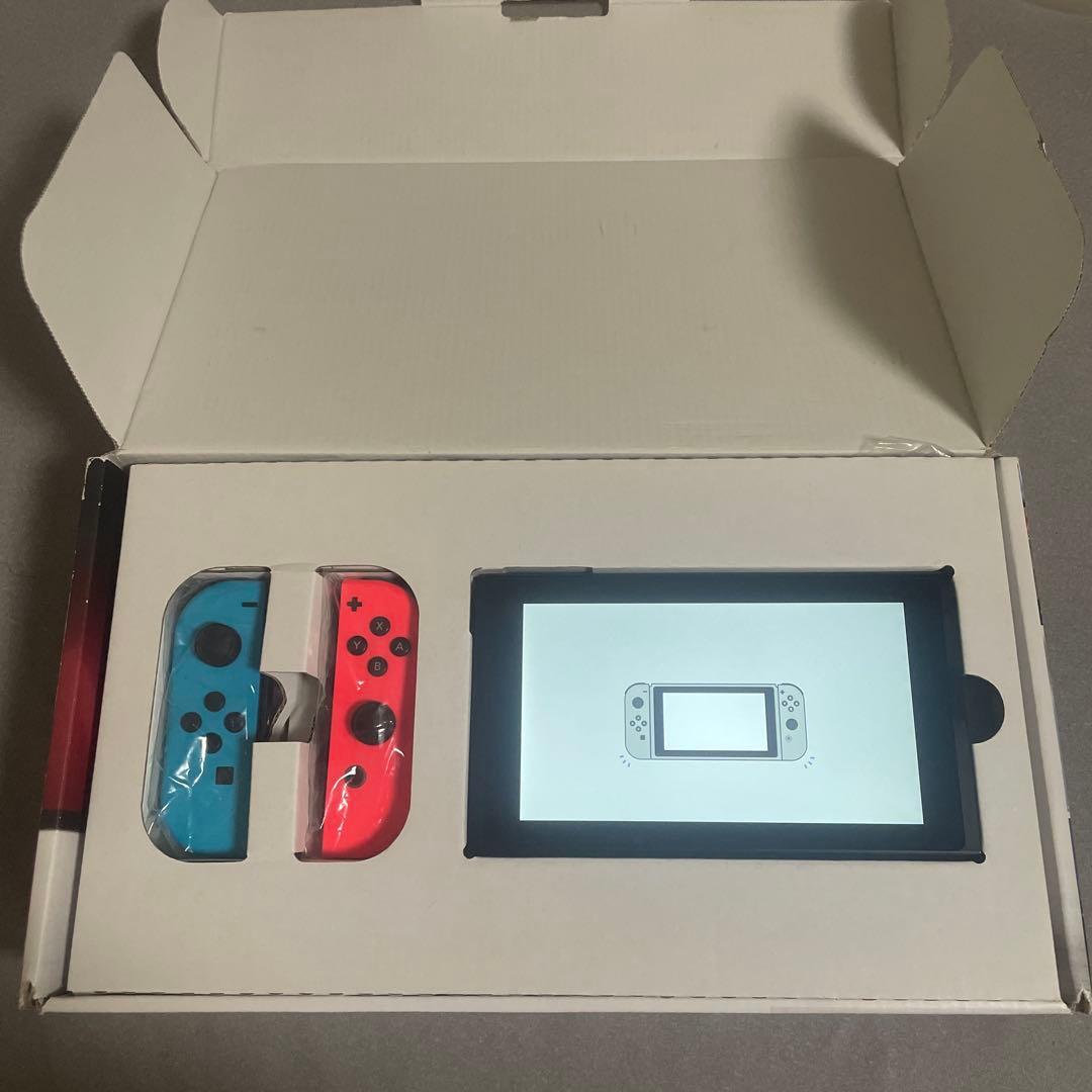 【美品】‼️即日発送可能‼️Switch ネオンブルー/レッド本体旧モデル欠品無し