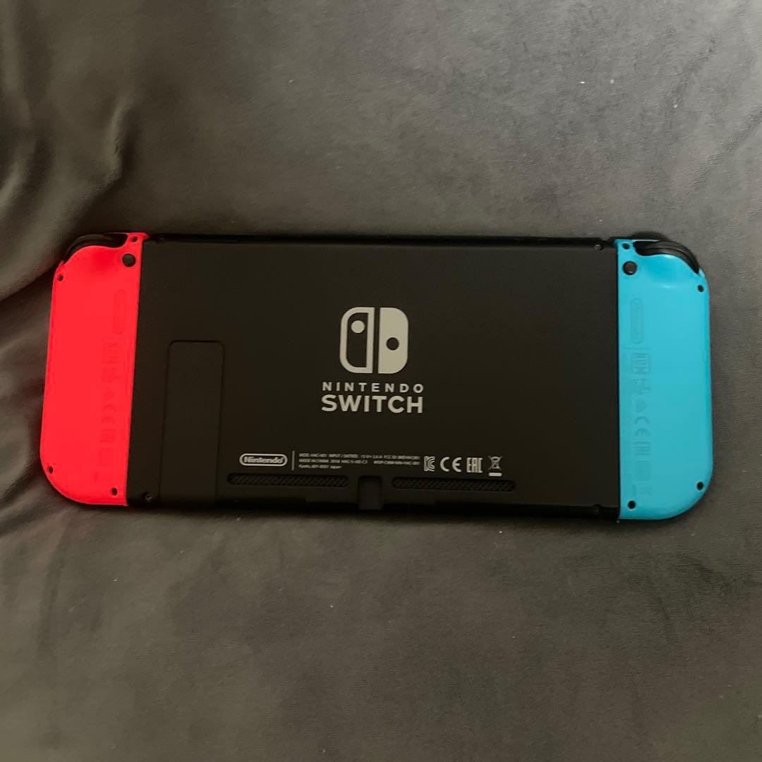 【美品】‼️即日発送可能‼️Switch ネオンブルー/レッド本体旧モデル欠品無し