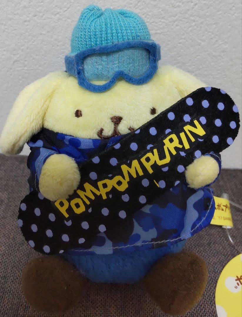 ポムポムプリン カフェ限定 スノーボード マスコット