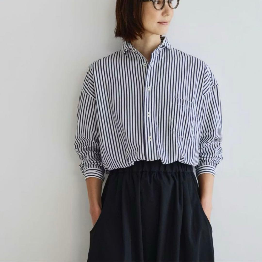 北欧暮らしの道具店 香菜子さんとつくったフレアスカート ブラック 黒 M