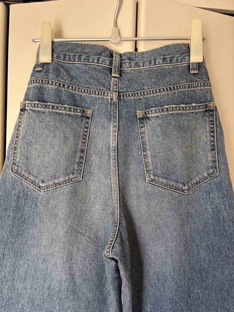 Plage RIAM WIDE DENIM 4 プラージュワイドデニム　38