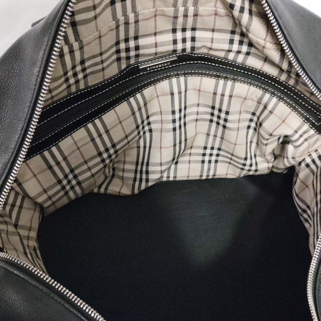 BURBERRY　バーバリー　ボストンバッグ ノバチェック　2WAY　本革