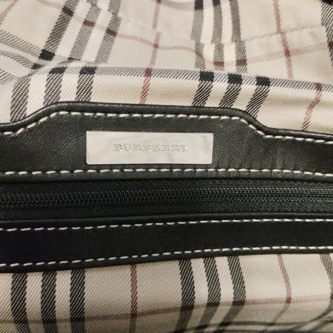 BURBERRY　バーバリー　ボストンバッグ ノバチェック　2WAY　本革