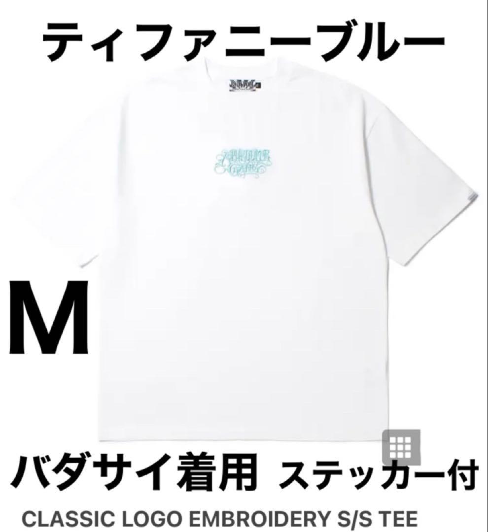 舐達麻 CLASSIC LOGO EMBROIDERY Tシャツ 白M ガッキン