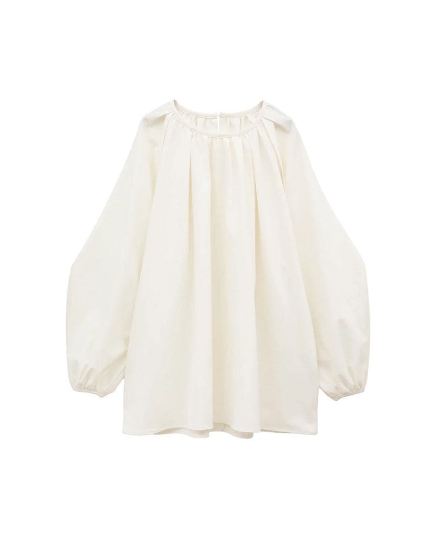 【タイムセール中‼️】2WAY GATHER RASH GUARD BLOUSE