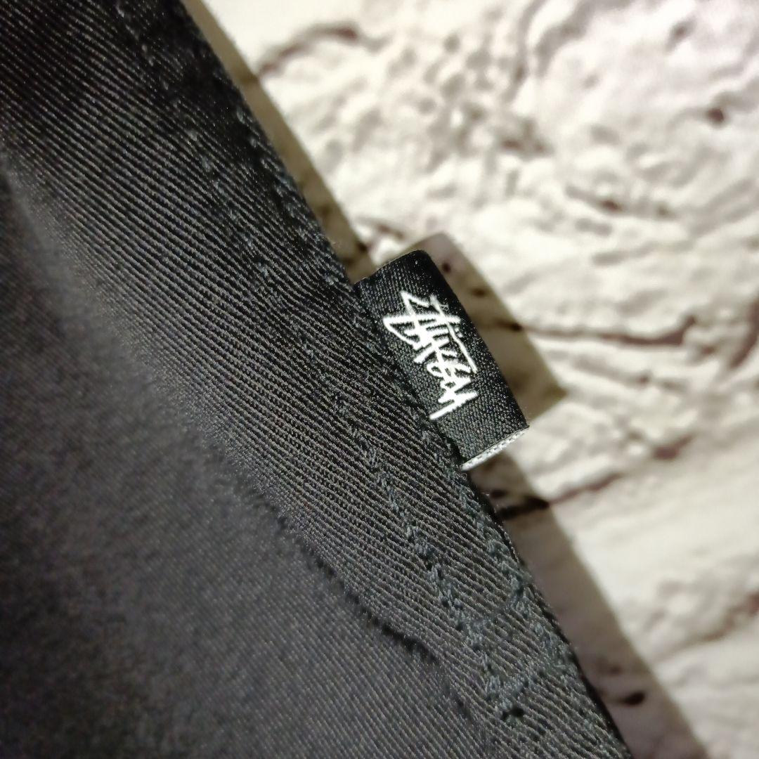 極美品■STUSSY フルジップ ブルゾン ブラック コットンジャケット