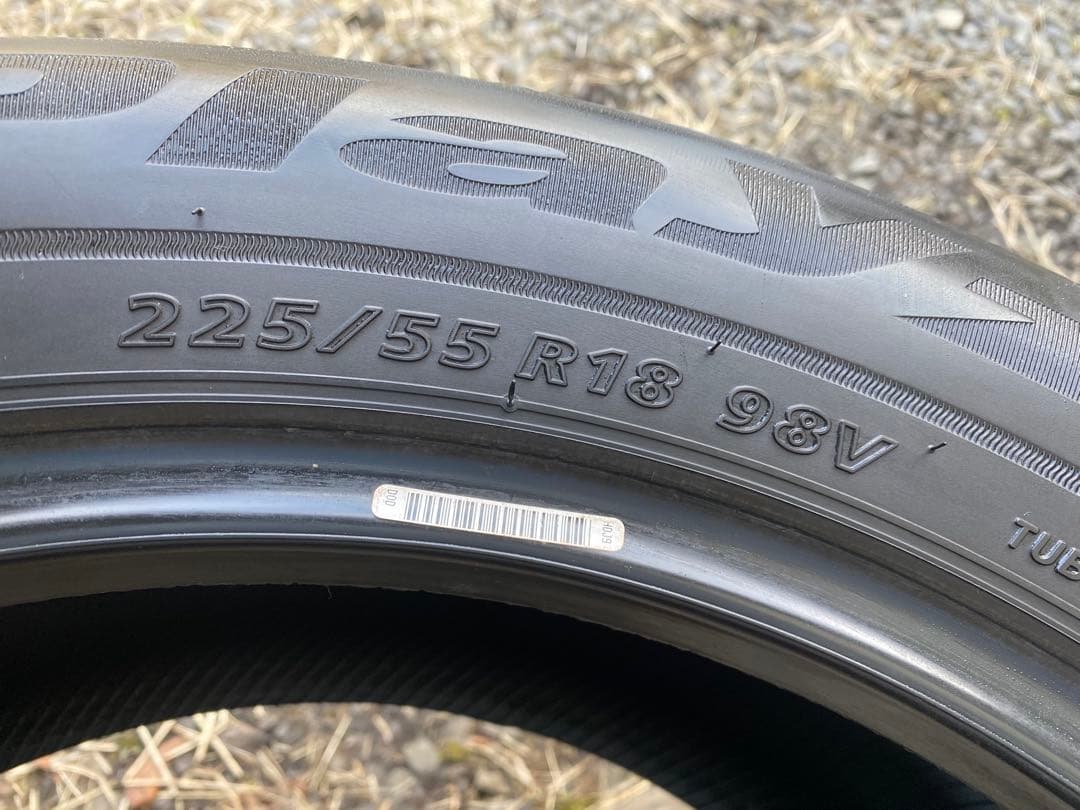 ①8787master！22年製 ブリヂストン 225/55R18