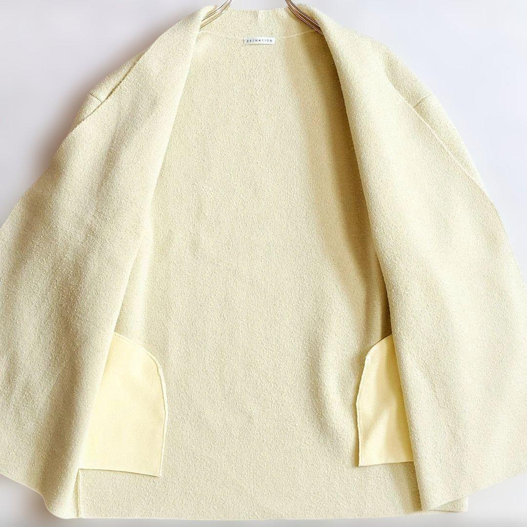 極美品✨24SS 定価4.8万 エストネーション フーディーコンビニットアウター