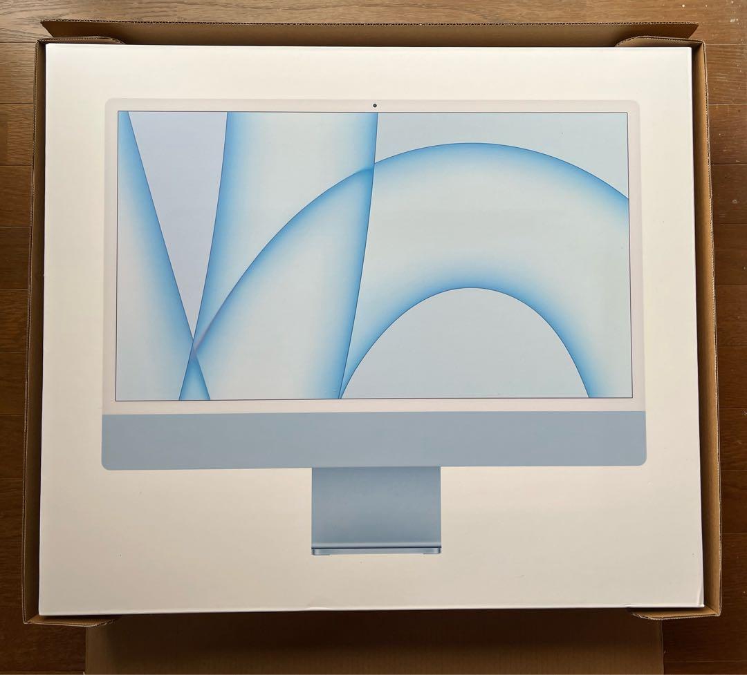 APPLE iMac 24インチ MJV93J/A [ブルー]256GB・8GB
