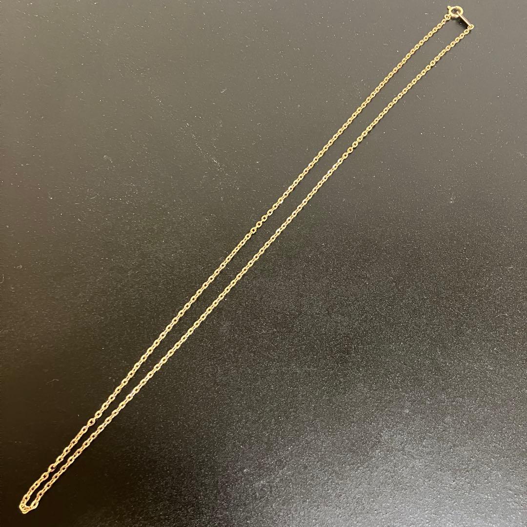AVALANCHE 10K YG クロスケーブル チェーン 2mm 50cm