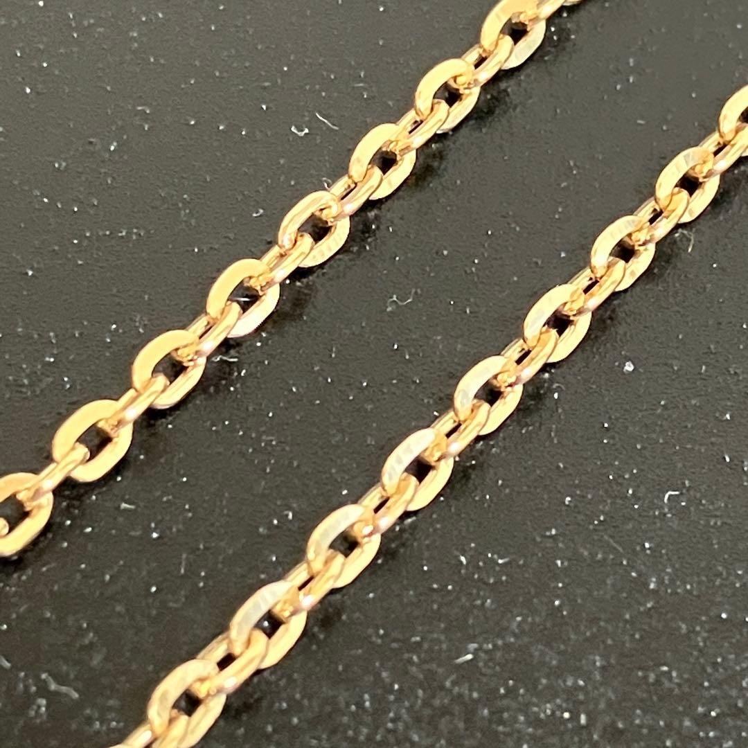 AVALANCHE 10K YG クロスケーブル チェーン 2mm 50cm
