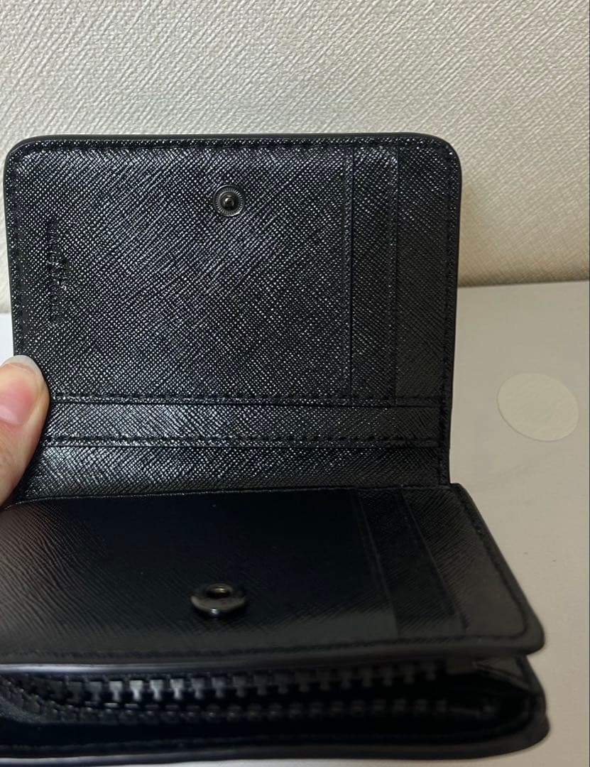 Marc Jacobs財布 二つ折り 黒