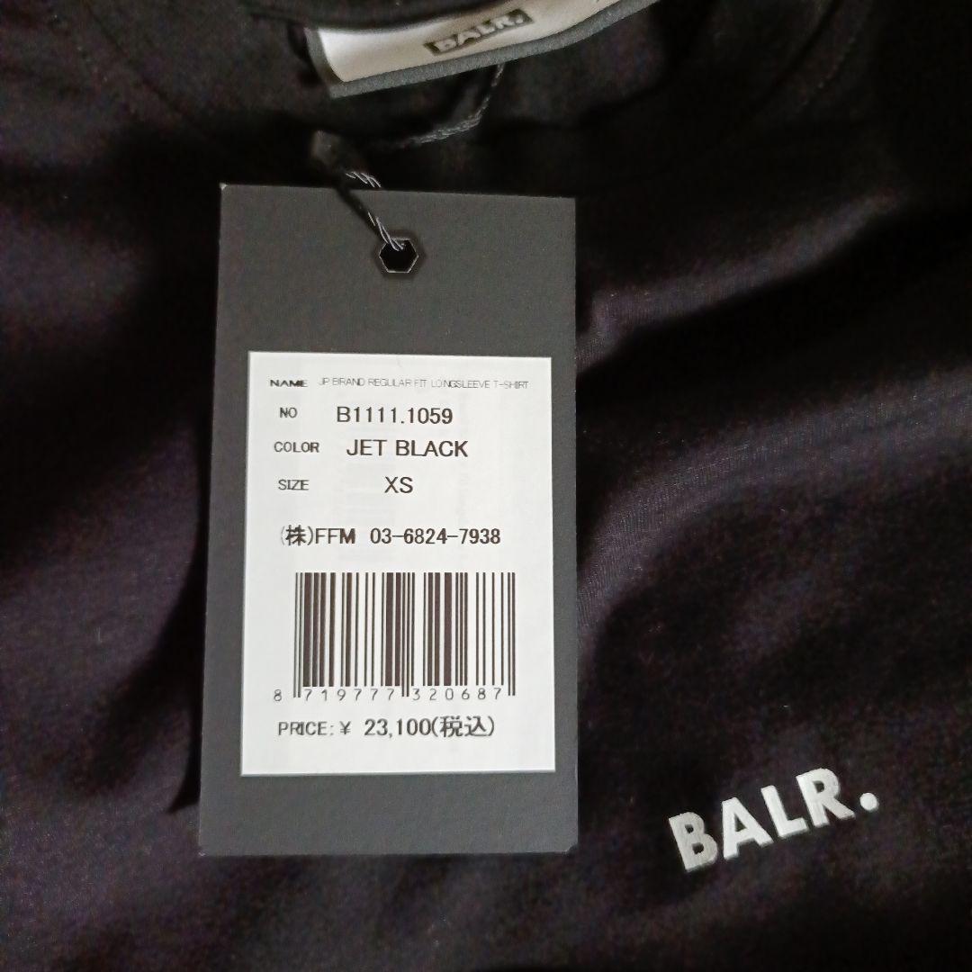 日本限定【新品　正規品】【BALR.】ボーラー　長袖　Tシャツ　ブラック